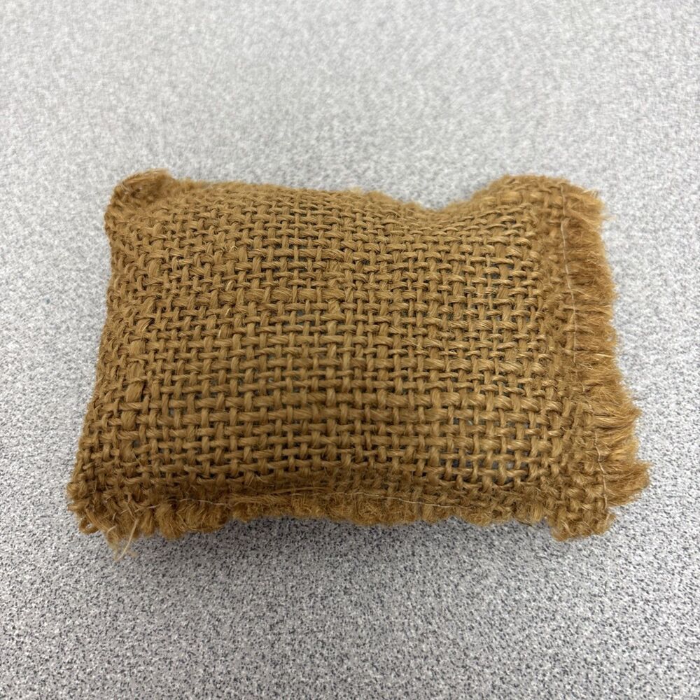 GI JOE Burlap Sandbag For 12" Action Figure - 1/6 Scale 1:6 Vintage 3.5" Long